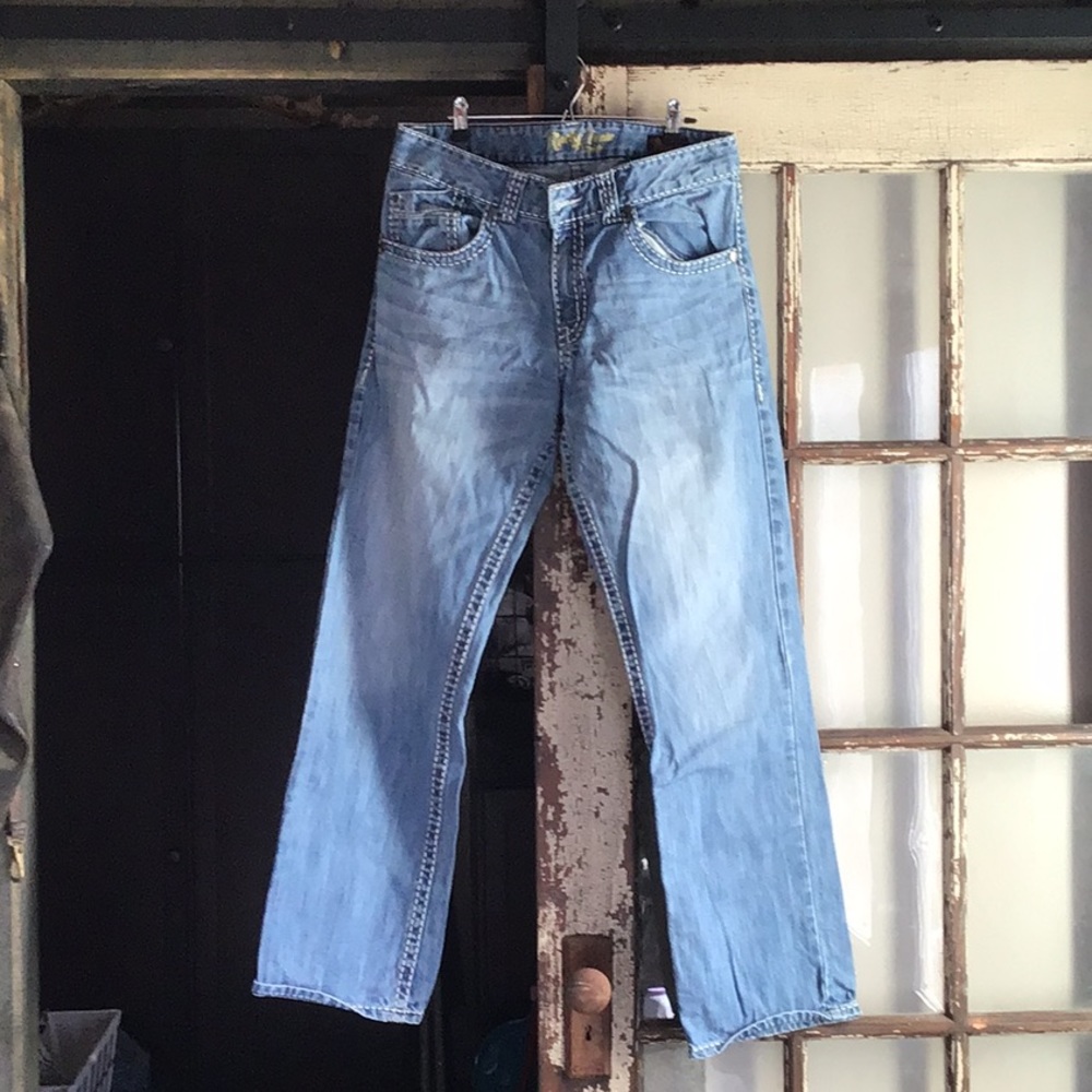 Wrangler Rock 47 Denim Jeans Sz 33x34 Relaxed